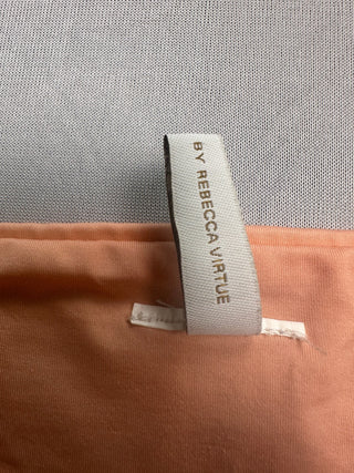 BECCA Rebecca Virtue Peach Triangle Tie Bikini 2 Piece Set