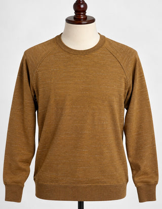 J.Crew Men's Large Cotton Crew Neck Sweater in Mustard