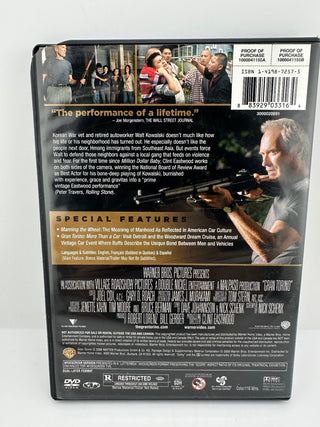 Gran Torino Widescreen Edition DVD Clint Eastwood