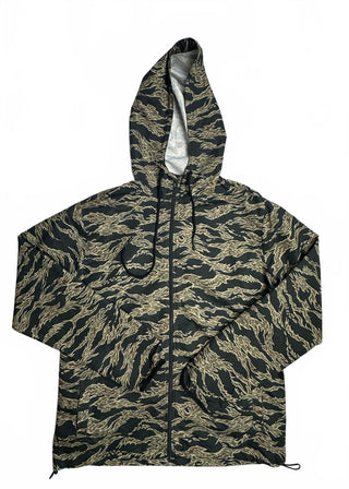 Jackson Men's M Tiger Camouflage Hooded Windbreaker Jacket