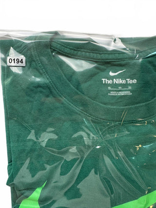 Nike The Nike Tee Green Swoosh Logo Short Sleeve T-Shirt XL