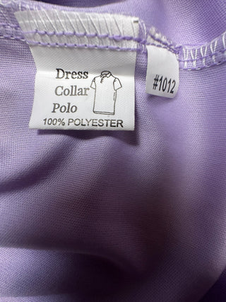 Collars & Co. Medium Lavender Dress Collar Polo Shirt 100%