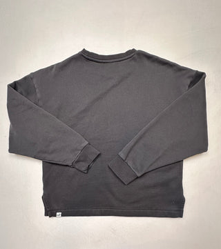 PUMA Women's Black Oversized Crewneck Sweatshirt Size S