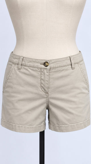 Tommy Bahama Womens 10 Khaki Stretch Chino Shorts