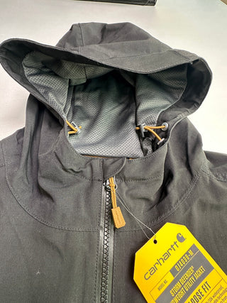 Carhartt Storm Defender XL Utility Jacket Loose Black Brown