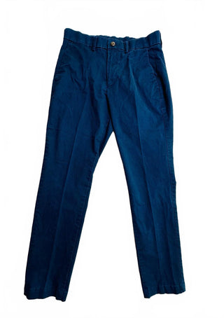 GAP Men’s Slim Chino Pants 31x32 Navy Blue Flat Front Casual
