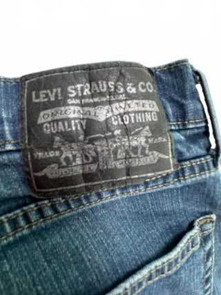 Levi's Men's Blue Denim Straight Fit Jeans, Medium Wash, 31