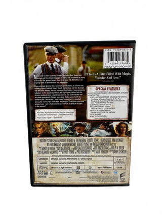 The Natural Director's Cut DVD Starring Robert Redford - Vintage Baseball Drama