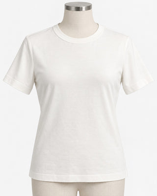 Club Monaco Womens XL White Crew Neck Short Sleeve Tee