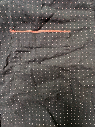 Stitches & Rivets Men's Black Short Sleeve Button-Up Shirt M