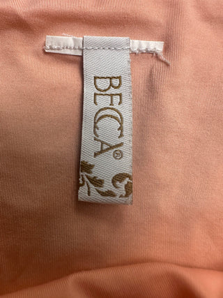 BECCA Rebecca Virtue Peach Triangle Tie Bikini 2 Piece Set