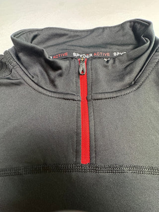 Spyder Active ProWeb 1/4-Zip Men's Black Pullover Large