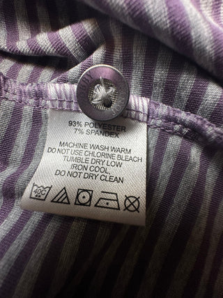 Bobby Jones X-H2O Men's Medium Long Sleeve Polo Shirt Purple