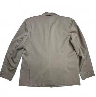 Men's Tan Khaki Blazer Sport Coat 4 Button Lined 24" PTP