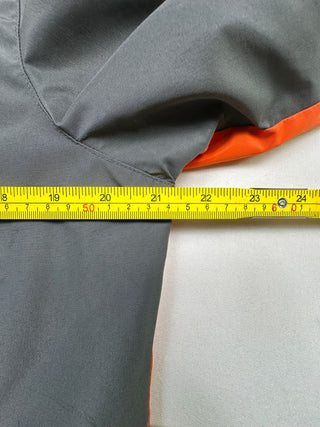 Spyder Kids XL 18 Orange Gray Hooded Ski Jacket