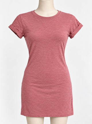 Jane and Delancey Women's Pink Short Sleeve Crew Neck T-Shirt Size Small