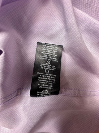 Tom Baine Men's L Purple Slim Fit Stretch Dress Shirt 16