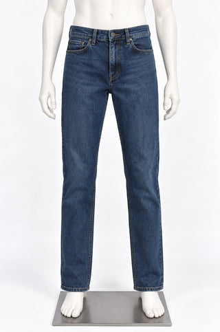 George Men's Slim Fit Blue Denim Jeans Size 32 Medium-Dark