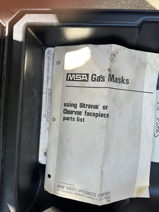 MSA Vintage GME0-SSW Gas Mask Medium With Case