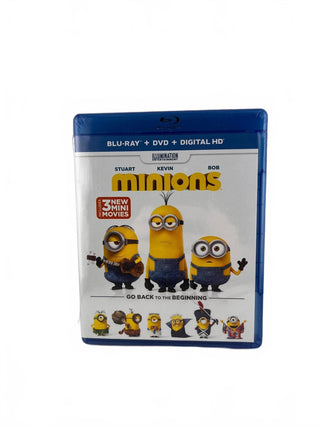 Minions Blu-ray + DVD + Digital HD Combo Pack - 3 New Mini Movies, Stuart, Kevin