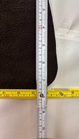 Unbranded Soft Dark Brown Fleece Scarf Lightweight Winter