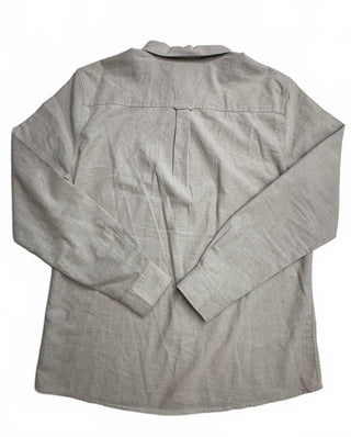 Brunswick Mens XL Beige Oxford Button Down Shirt Long Sleeve