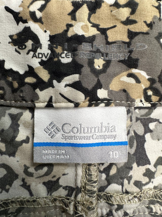 Columbia Omni-Shield Floral Print Shorts Women's Size 10