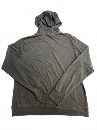 Elevate Men's Black Hoodie with Delta Logo Lightweight Large