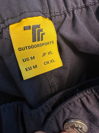 Trr Outdoor Black Outdoor Sports Hiking Travel Pants Size M