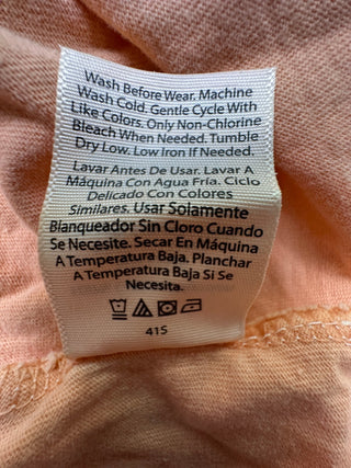 No Boundaries Oversized Peach T-Shirt – L (42–44)