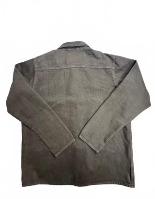 Lucky Brand Men's L Gray Rugged Workwear Shirt Jacket Chore