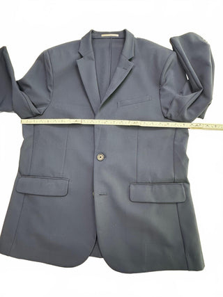 &Collar Athletic Men's Navy Blue Blazer Size 46 XXL Two-Btn