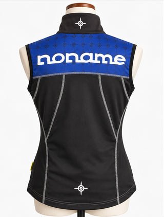 Noname Trail Softshell 3 Vest Blue Black Womens XXS NWT