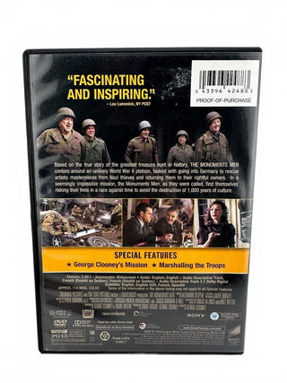 The Monuments Men DVD Movie - Historical Drama Featuring George Clooney, Matt D.