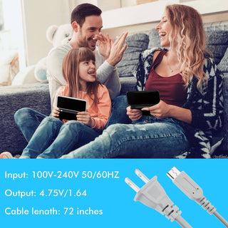Wii U GamePad Charger AC Adapter Power Cord 4.75V 1.6A