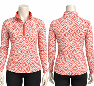 SanSoleil Women's UPF 50 Long Sleeve 1/4 Zip Pullover Size S