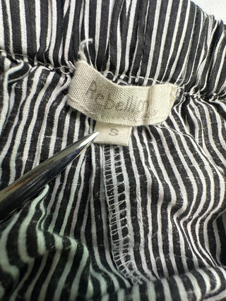 Rebellion Women's S Striped Off Shoulder Ruffle Top