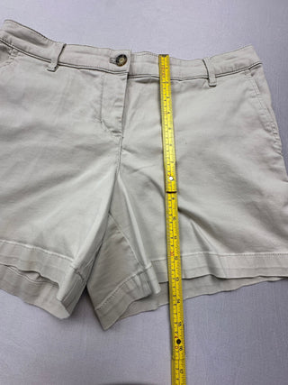 Tommy Bahama Womens 10 Khaki Stretch Chino Shorts