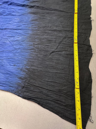 Blue Black Ombre Lightweight Crinkle Scarf Wrap Shawl