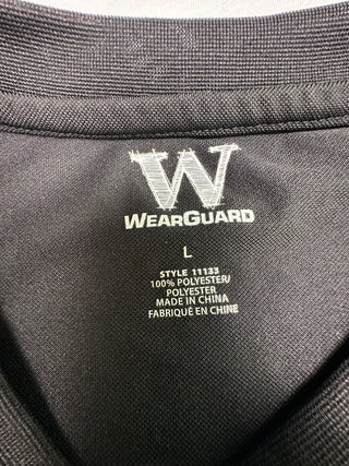 WearGuard Men's L Black Short Sleeve Performance Work Shirt