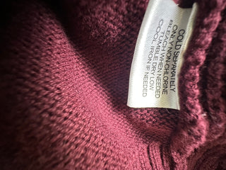Weatherproof Vintage Men's Holiday Sweater 1/4 Zip Cotton M