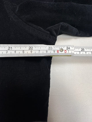 Apt. 9 Men's Slim Fit Black Corduroy Button-Up Shirt Large