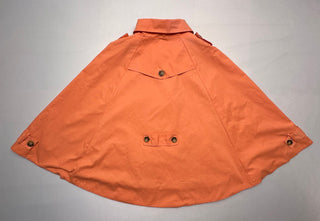 DownEast Basics Orange Trench Cape Poncho Women’s M