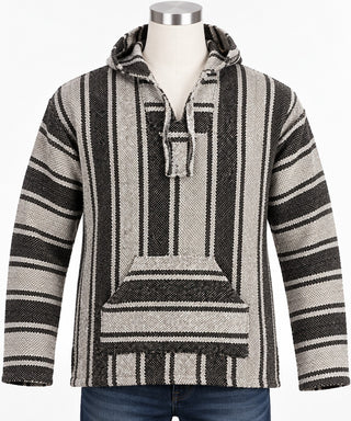 Artesanias Aris Men's XXL Baja Hoodie Mexican Poncho NWOT