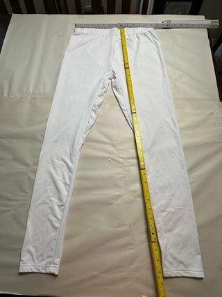 ErosWholesale Men's White Microfiber and Spandex Leggings