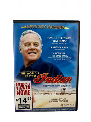 The World's Fastest Indian DVD Starring Anthony Hopkins - Magnolia, Very Good