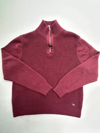 Weatherproof Vintage Men's Holiday Sweater 1/4 Zip Cotton M