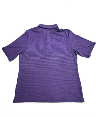 Lands' End Men's Purple Half-Zip Polo Shirt Size XL Casual