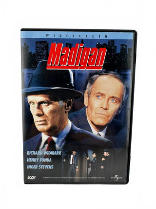 Madigan Widescreen DVD Vintage Crime Drama Featuring Richard Widmark & Henry F.