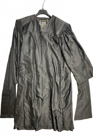 Collegiate Apparel Black Academic Graduation Gown by Herff Jones, Size 50-06-33